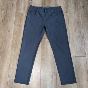 Vuori Pants Men 38x31 Meta Pant Stretch Performance Active Casual Gray